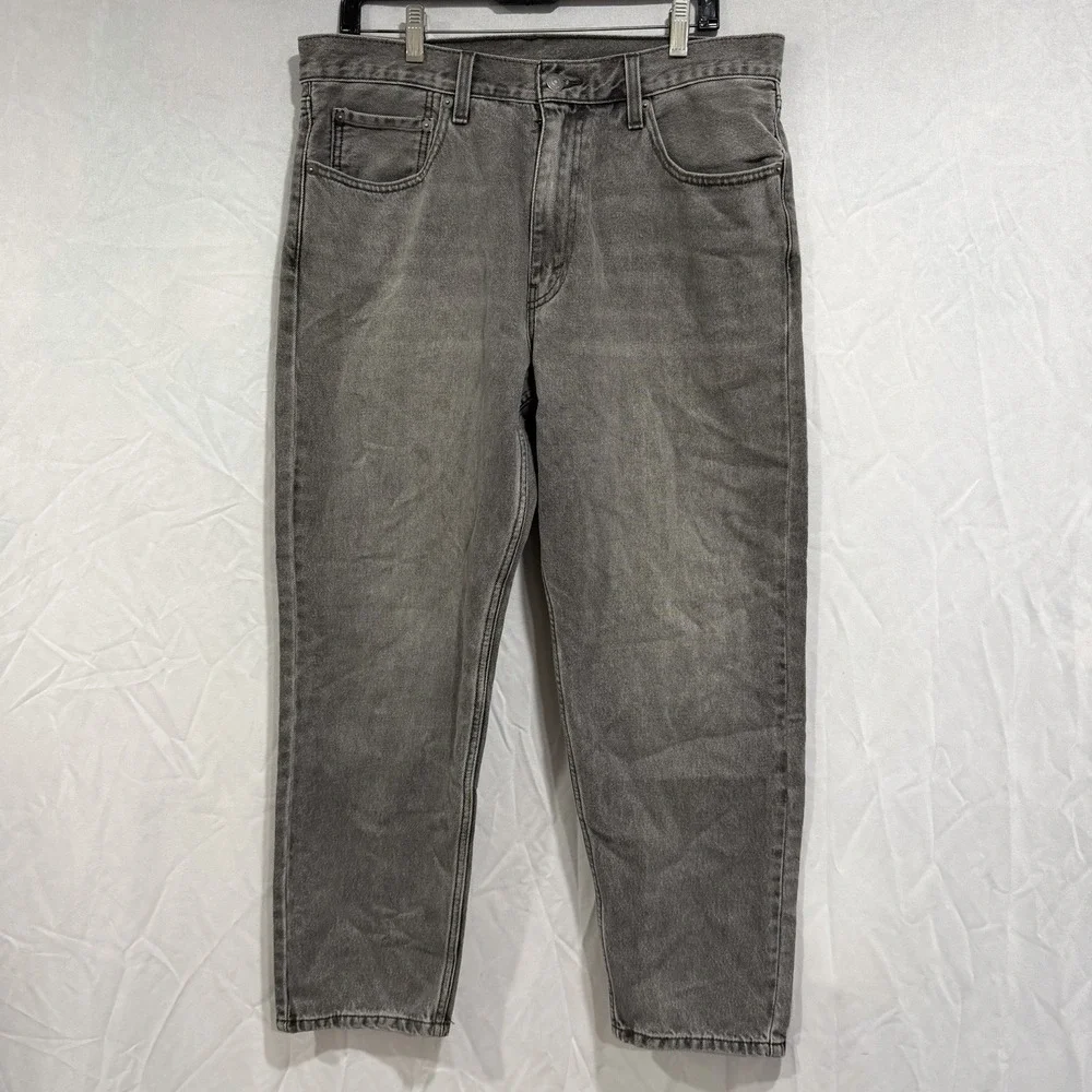 Levi's Jeans Men's 550 Relaxed Straight Black Medium Wash 34x30